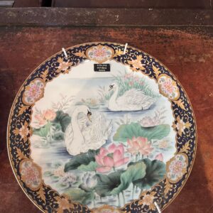 Swans and Lotus Motif