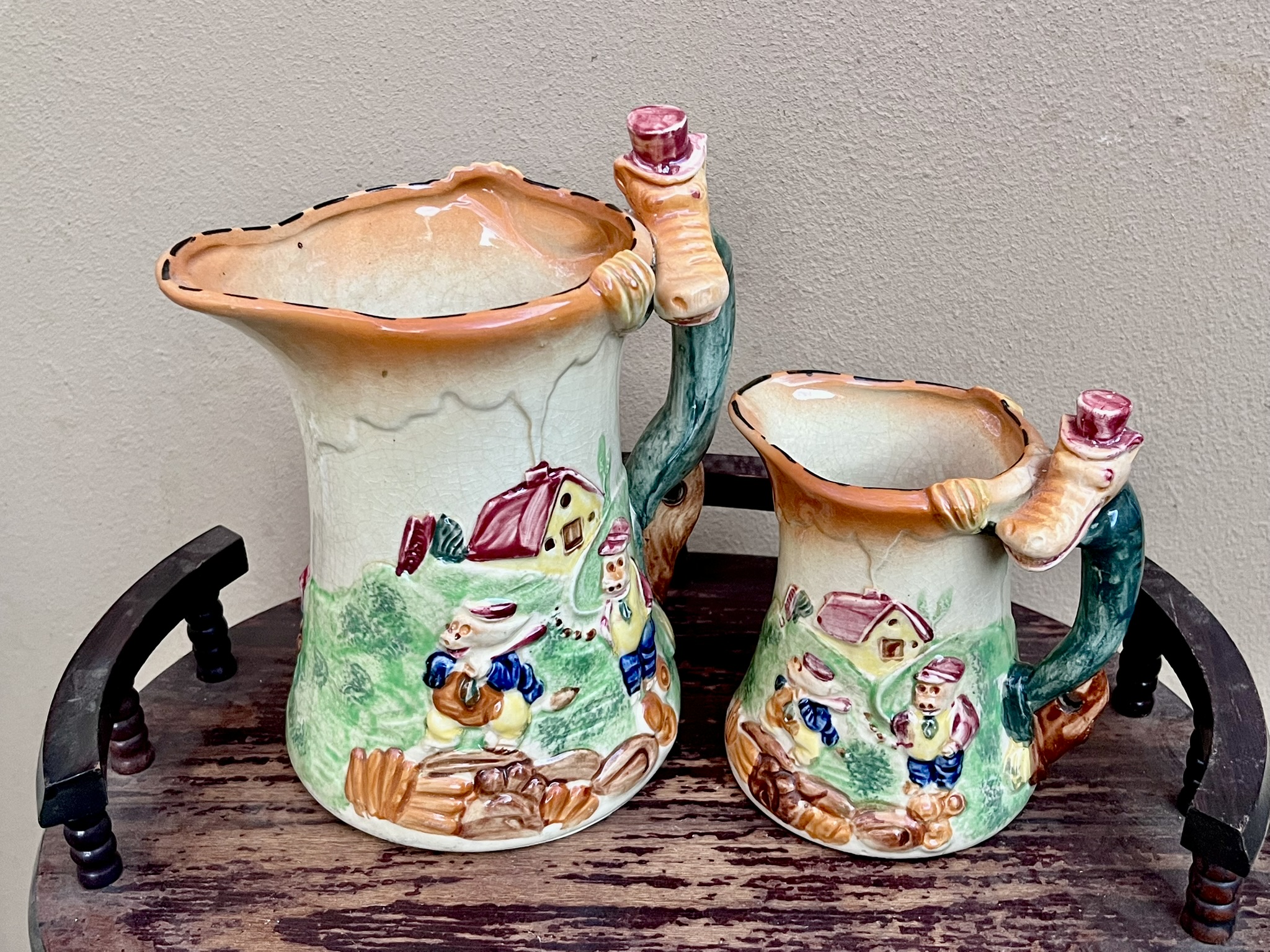 Vintage ceramic pitchers