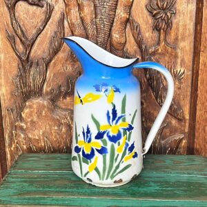 Decorative Enamel Pitcher