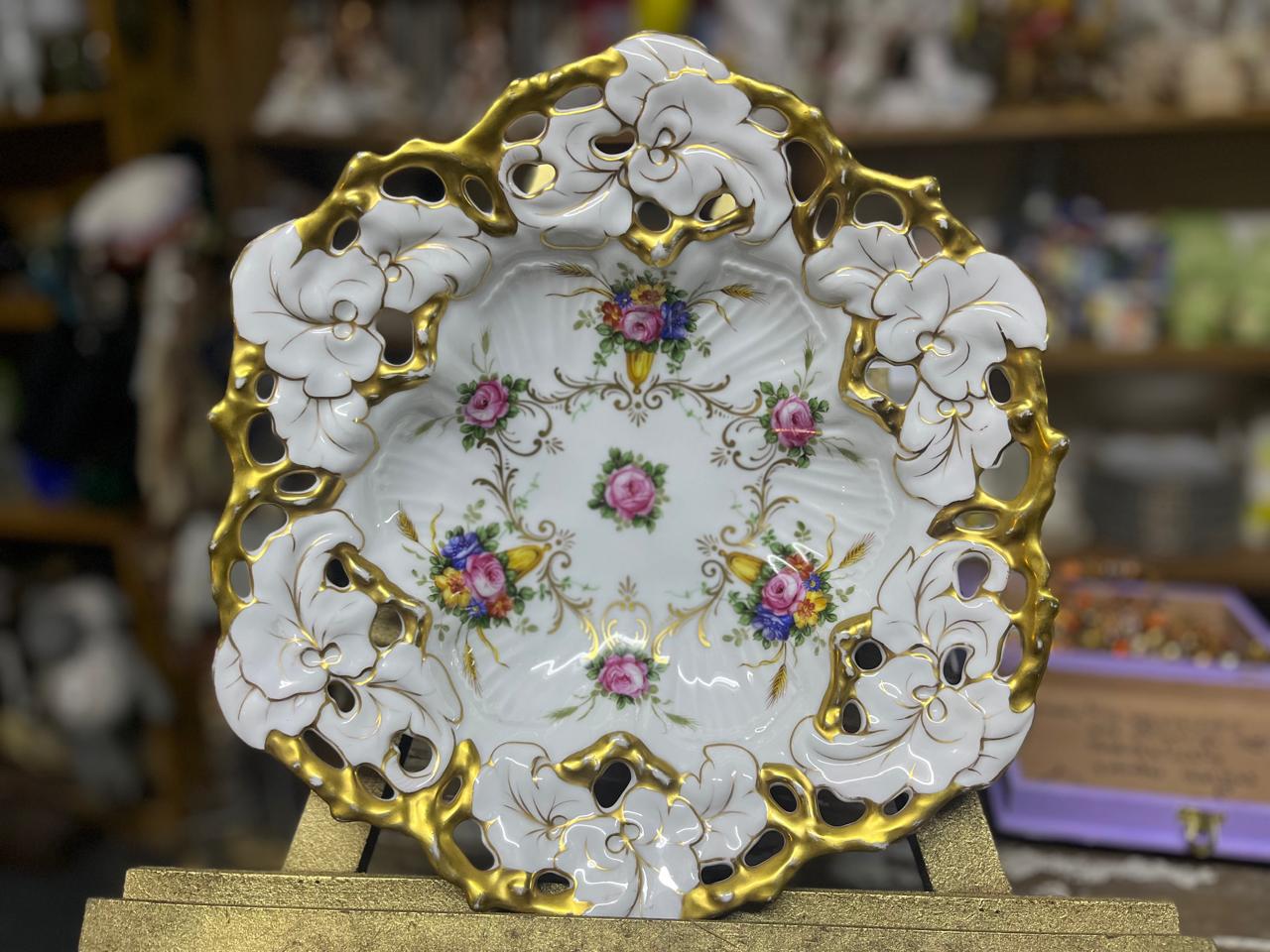 Vintage Porcelain Display Plate