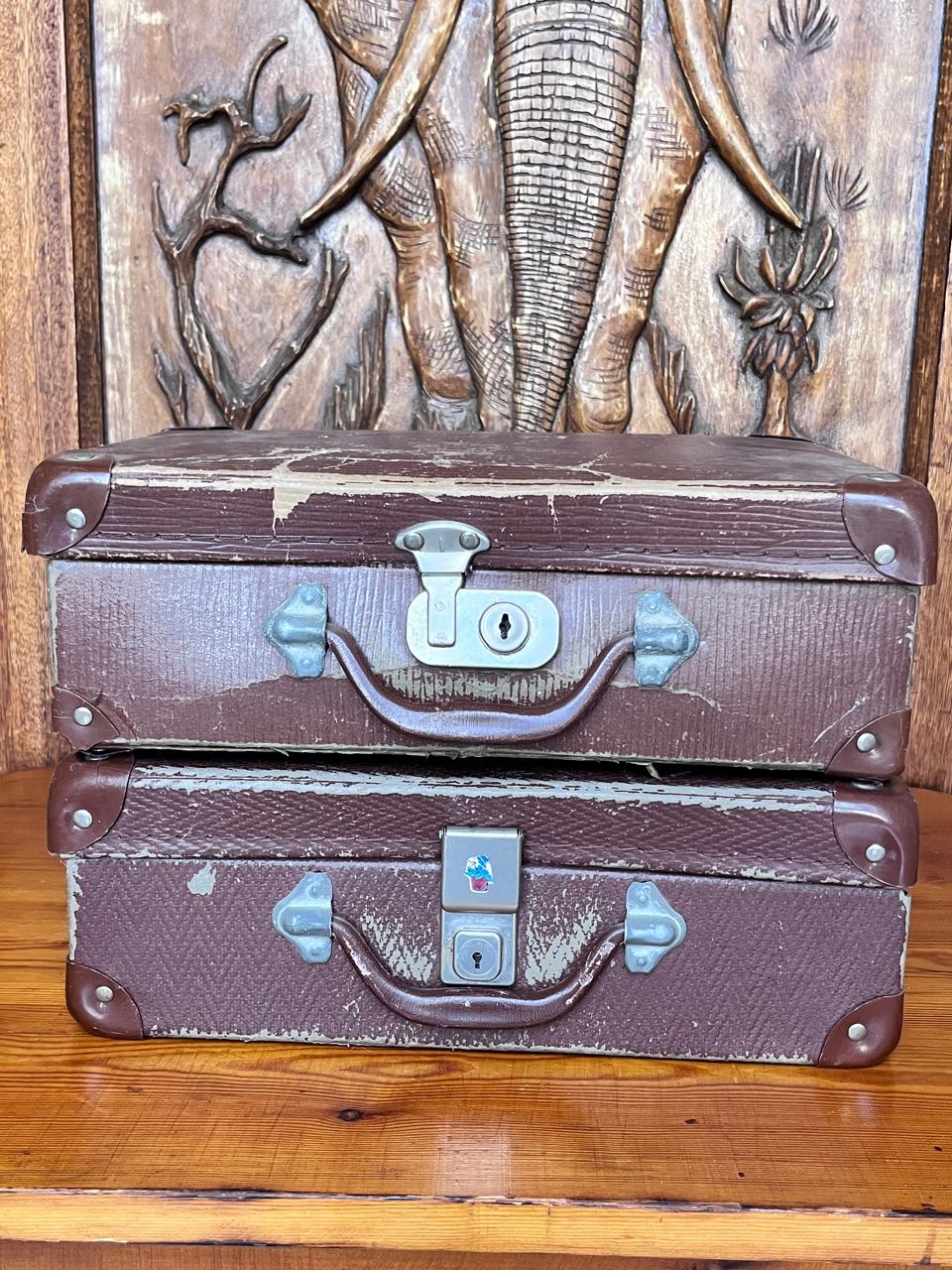 Brown Suitcases