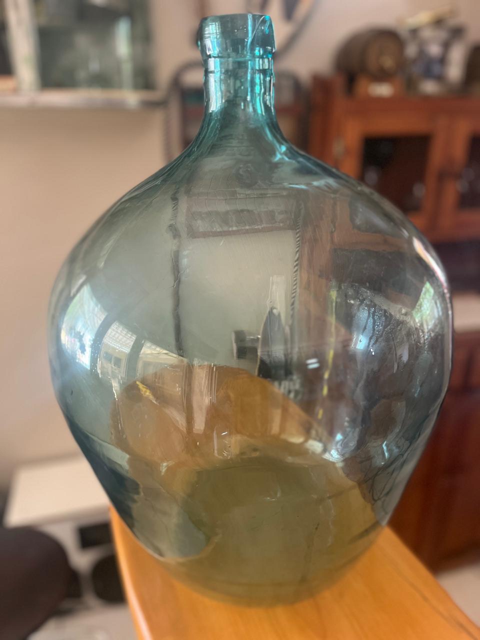 Vintage hand blown glass carboy/demijohn